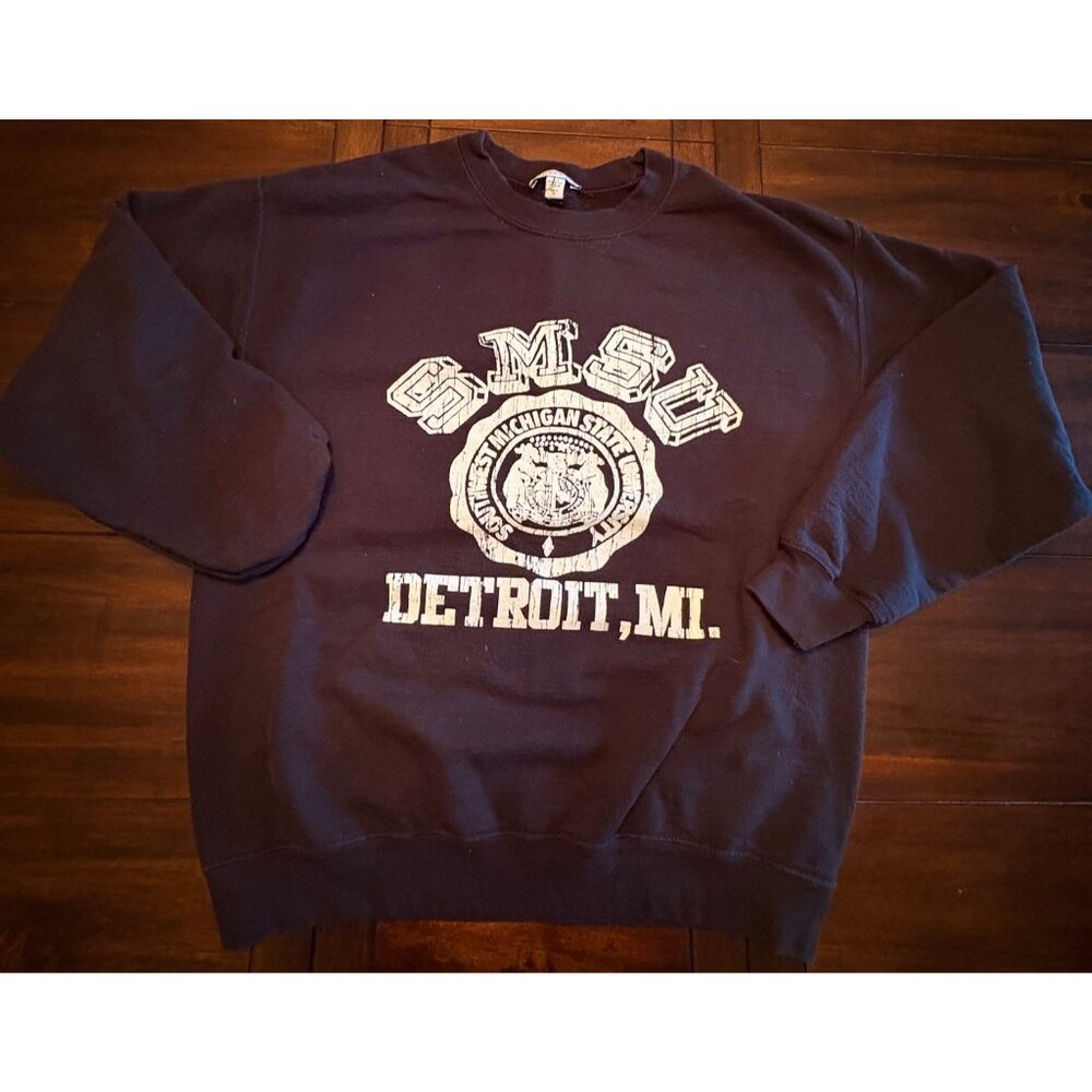 Unisex SMSU Detroit MIichigan State Sweatshirt M Topshop Vintaage Look